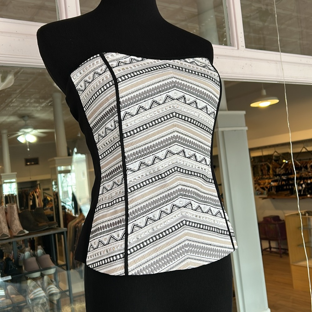 White House Black Market Corset Top